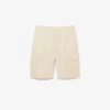 Bermuda-Cargo-Shorts mit geradem Schnitt und Print Bermuda-Cargo-Shorts mit geradem Schnitt und Print