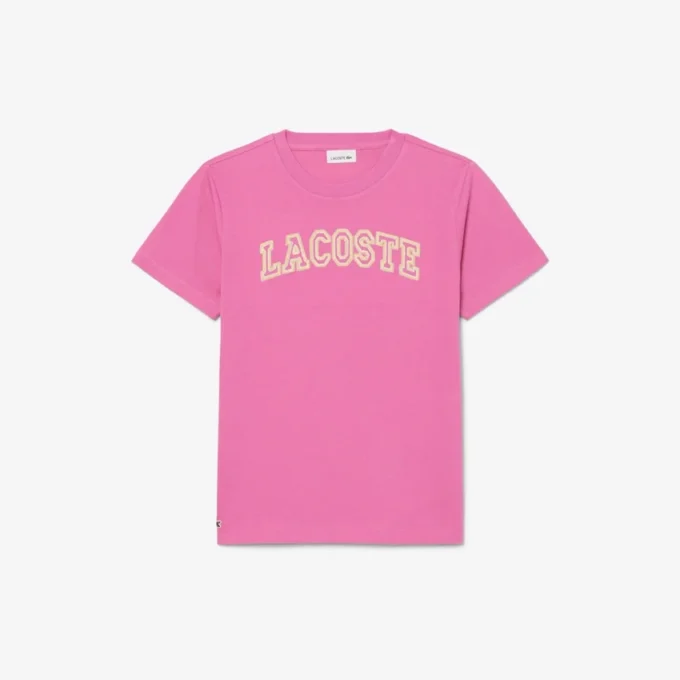 Besticktes Baumwoll-T-Shirt Besticktes Baumwoll-T-Shirt