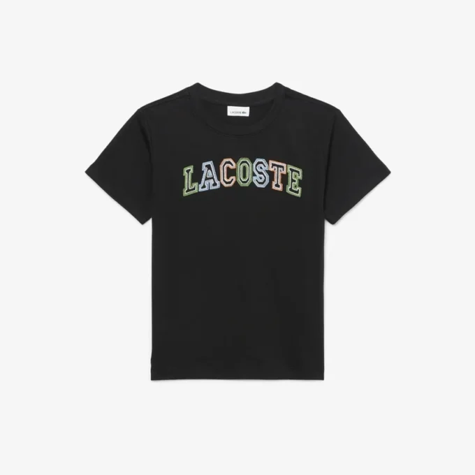 Besticktes Baumwoll-T-Shirt Besticktes Baumwoll-T-Shirt