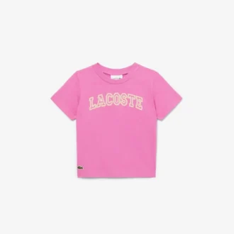 Besticktes Baumwoll-T-Shirt