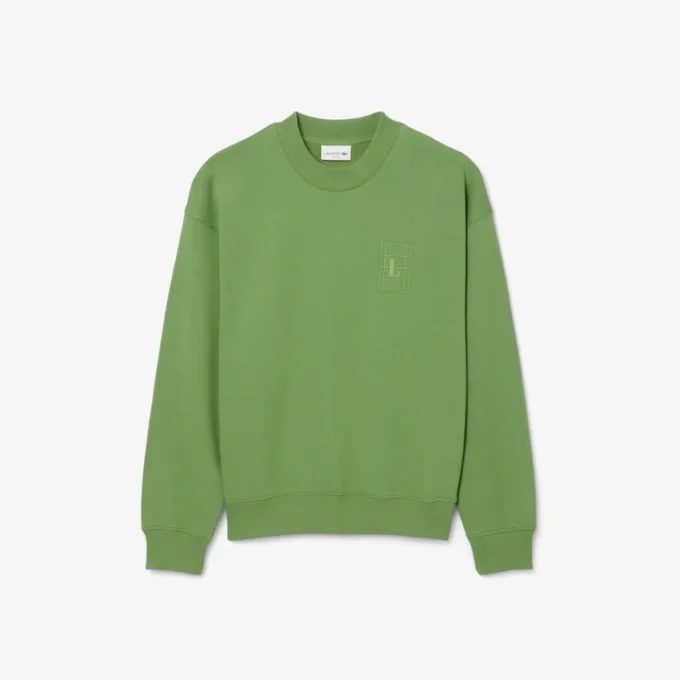 Besticktes Fleece-Sweatshirt Besticktes Fleece-Sweatshirt