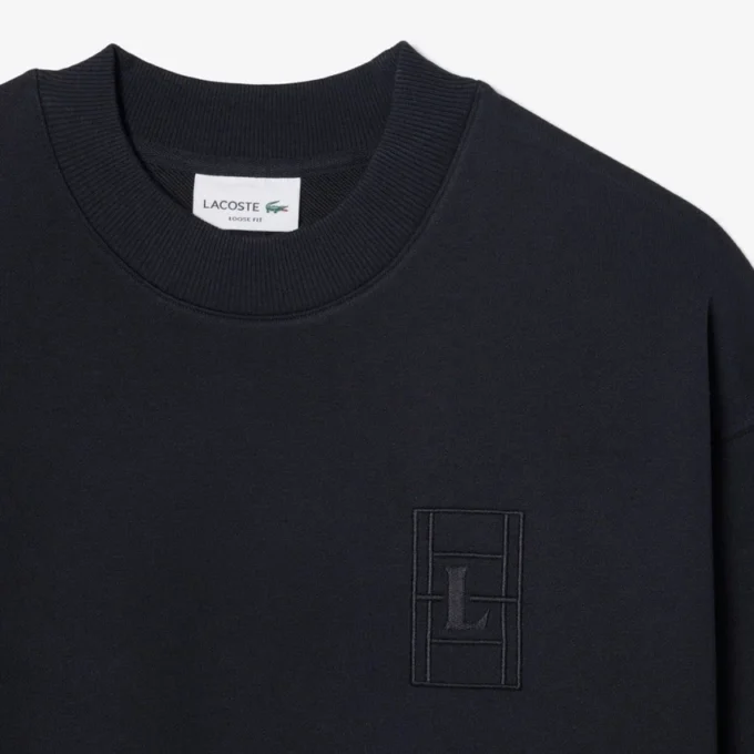 Besticktes Fleece-Sweatshirt Besticktes Fleece-Sweatshirt