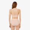 Bralette aus Mesh mit Krokodil-Akzent Bralette aus Mesh mit Krokodil-Akzent