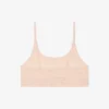 Bralette aus Mesh mit Krokodil-Akzent Bralette aus Mesh mit Krokodil-Akzent