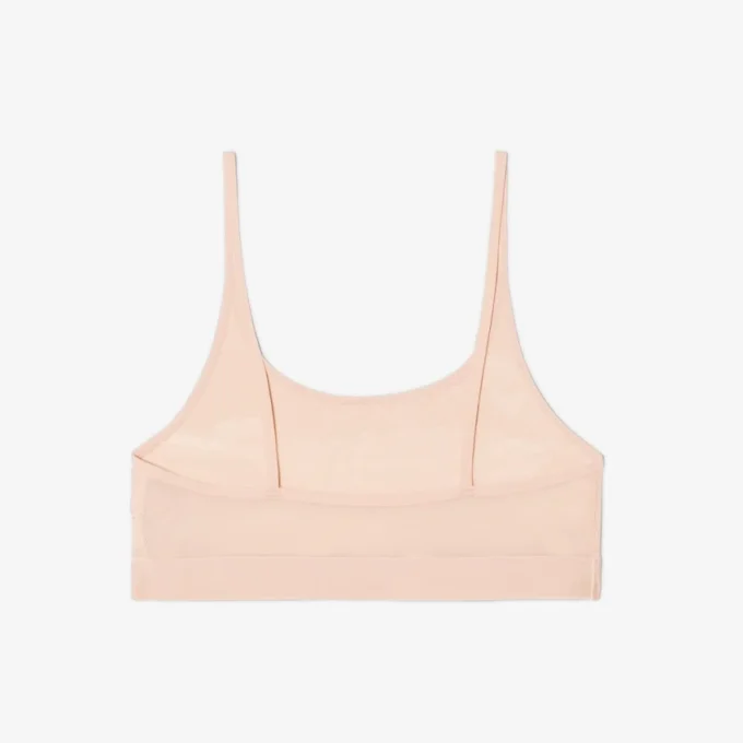 Bralette aus Mesh mit Krokodil-Akzent Bralette aus Mesh mit Krokodil-Akzent
