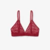 Bralette mit Logo-Spitzen-Dreieck Bralette mit Logo-Spitzen-Dreieck