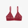 Bralette mit Logo-Spitzen-Dreieck Bralette mit Logo-Spitzen-Dreieck