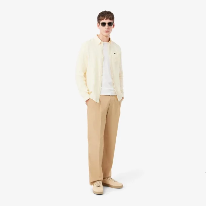 Chino-Hose aus Baumwolle in gerader Passform Chino-Hose aus Baumwolle in gerader Passform