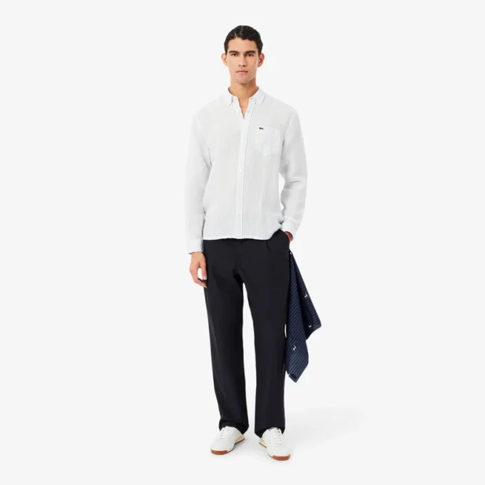 Chino-Hose aus Baumwolle in gerader Passform Chino-Hose aus Baumwolle in gerader Passform