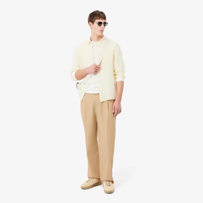 Chino-Hose aus Baumwolle in gerader Passform Chino-Hose aus Baumwolle in gerader Passform