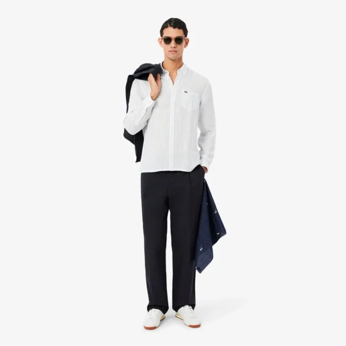 Chino-Hose aus Baumwolle in gerader Passform Chino-Hose aus Baumwolle in gerader Passform