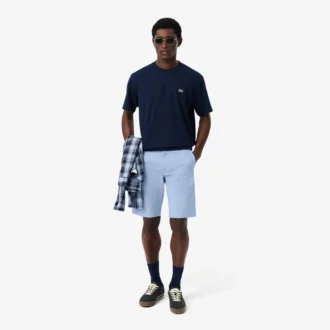 Chino-Shorts aus Stretch-Twill