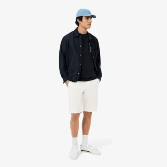 Chino-Shorts aus Stretch-Twill