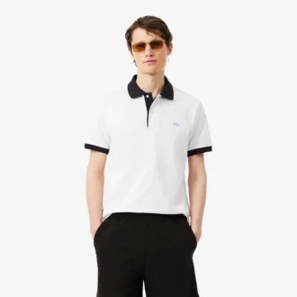 Classic Fit Contrast Rib Poloshirt