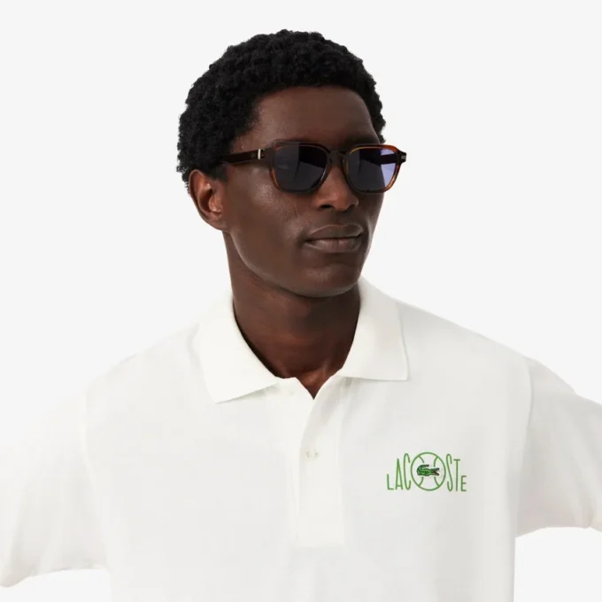 Classic Fit Poloshirt mit grafischem Logo Classic Fit Poloshirt mit grafischem Logo