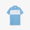 Colorblock-Poloshirt im Petit-Piqué-Stil Colorblock-Poloshirt im Petit-Piqué-Stil