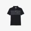 Colorblock-Poloshirt im Petit-Piqué-Stil Colorblock-Poloshirt im Petit-Piqué-Stil