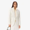 Damen-Blazer aus Wolltwill Damen-Blazer aus Wolltwill