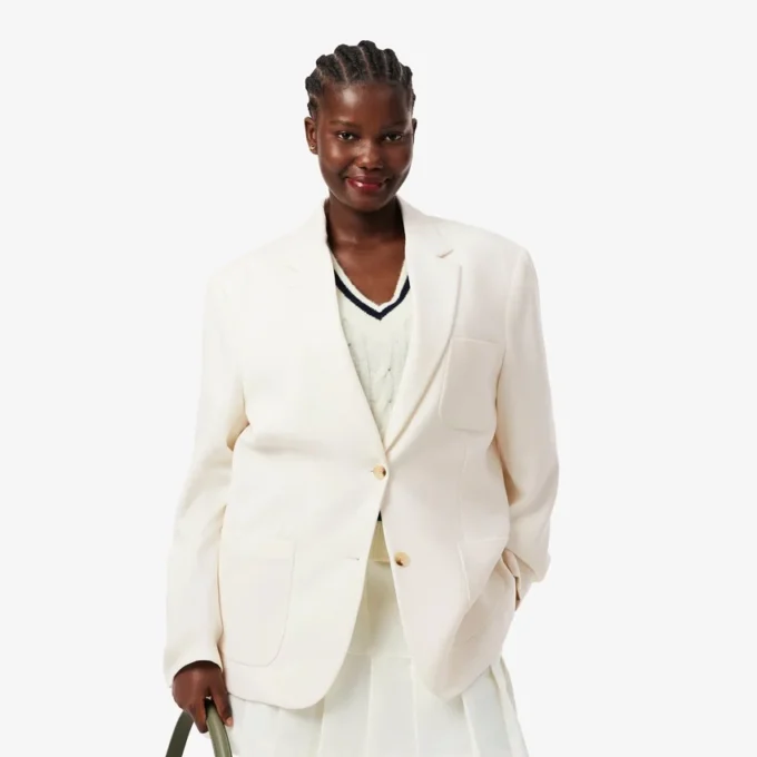 Damen-Blazer aus Wolltwill Damen-Blazer aus Wolltwill