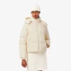 Damen-Daunenjacke mit Kapuze in lockerer Passform Damen-Daunenjacke mit Kapuze in lockerer Passform