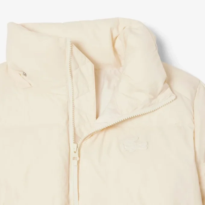 Damen-Daunenjacke mit Kapuze in lockerer Passform Damen-Daunenjacke mit Kapuze in lockerer Passform