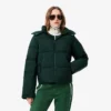 Damen-Daunenjacke mit Kapuze in Relaxed Fit Damen-Daunenjacke mit Kapuze in Relaxed Fit