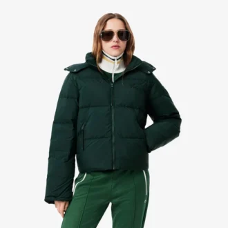 Damen-Daunenjacke mit Kapuze in Relaxed Fit