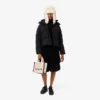 Damen-Daunenjacke mit Kapuze in Relaxed Fit Damen-Daunenjacke mit Kapuze in Relaxed Fit