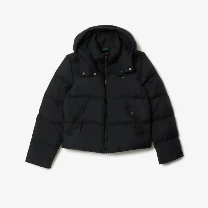 Damen-Daunenjacke mit Kapuze in Relaxed Fit Damen-Daunenjacke mit Kapuze in Relaxed Fit