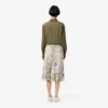 Damen-Faltenrock mit Topography-Print Damen-Faltenrock mit Topography-Print