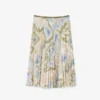 Damen-Faltenrock mit Topography-Print Damen-Faltenrock mit Topography-Print