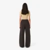 Damen-Fleece-Jogginghose mit weitem Bein Damen-Fleece-Jogginghose mit weitem Bein