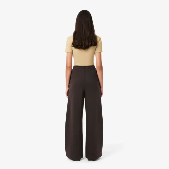 Damen-Fleece-Jogginghose mit weitem Bein Damen-Fleece-Jogginghose mit weitem Bein