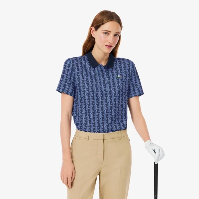 Damen-Golf-Poloshirt mit UV-Schutz in Regular-Passform Damen-Golf-Poloshirt mit UV-Schutz in Regular-Passform