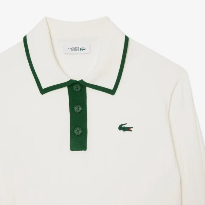Damen-Golf-Pullover mit Stretch-Poloshirt-Kragen Damen-Golf-Pullover mit Stretch-Poloshirt-Kragen