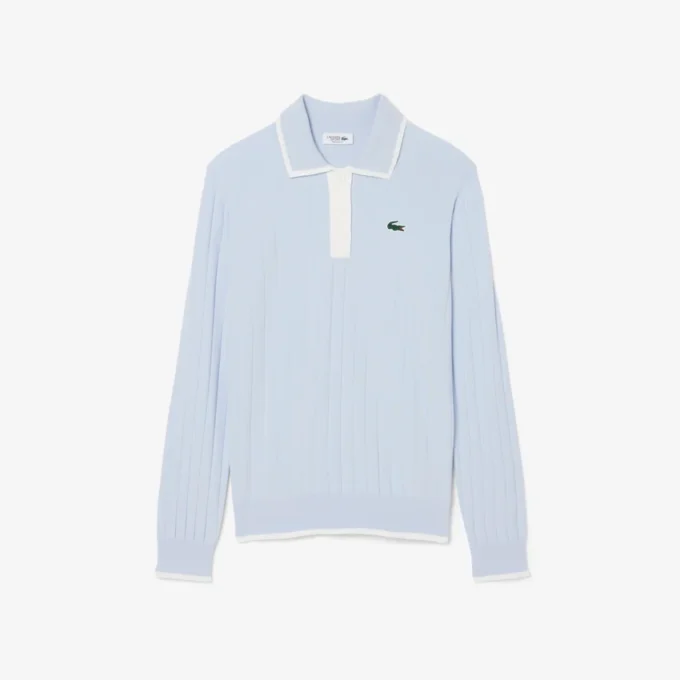 Damen-Golf-Pullover mit Stretch-Poloshirt-Kragen Damen-Golf-Pullover mit Stretch-Poloshirt-Kragen