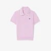 Damen-Golfpullover mit Polokragen und kurzen Ärmeln Damen-Golfpullover mit Polokragen und kurzen Ärmeln