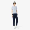 Damen-Golfpullover mit Polokragen und kurzen Ärmeln Damen-Golfpullover mit Polokragen und kurzen Ärmeln