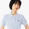 Damen-Golfpullover mit Polokragen und kurzen Ärmeln Damen-Golfpullover mit Polokragen und kurzen Ärmeln