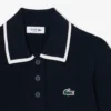Damen-Golfpullover mit Polokragen und kurzen Ärmeln Damen-Golfpullover mit Polokragen und kurzen Ärmeln