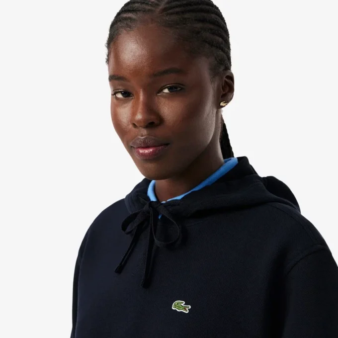 Damen-Hoodie aus Piqué Damen-Hoodie aus Piqué