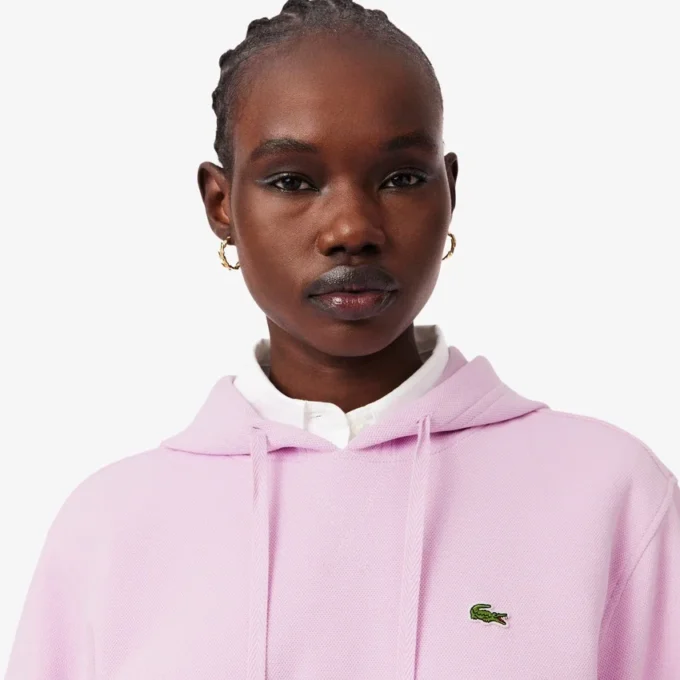 Damen-Hoodie aus Piqué Damen-Hoodie aus Piqué
