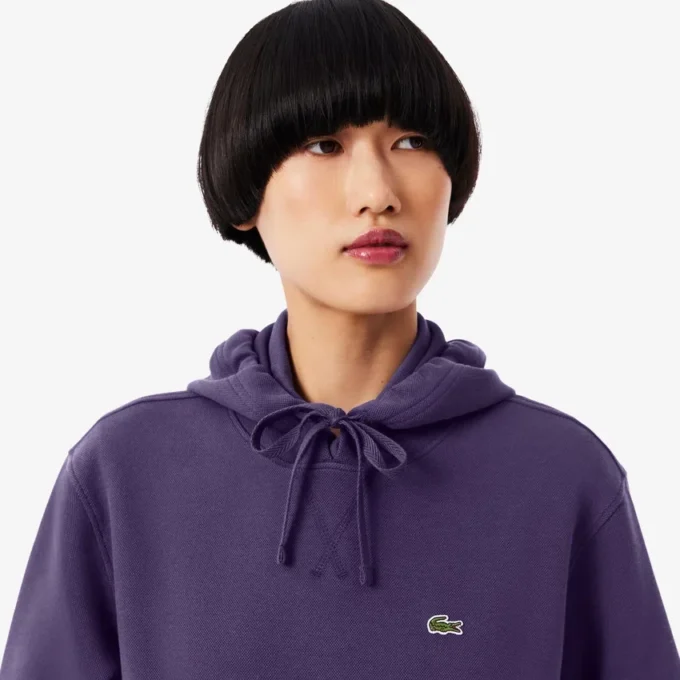 Damen-Hoodie aus Piqué Damen-Hoodie aus Piqué