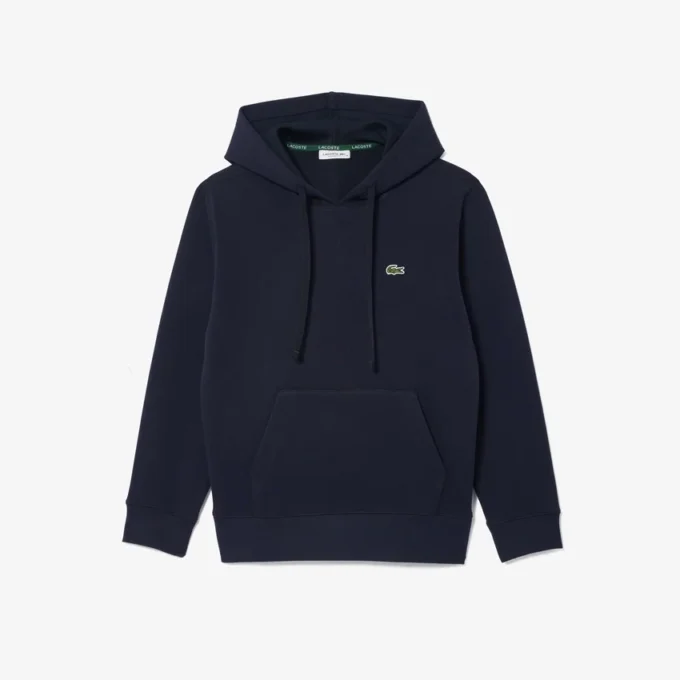 Damen-Hoodie mit lockerer Passform aus Piqué Damen-Hoodie mit lockerer Passform aus Piqué