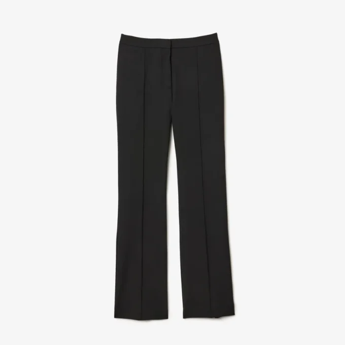 Damen-Hose mit hoher Taille und ausgestelltem Schnitt Damen-Hose mit hoher Taille und ausgestelltem Schnitt
