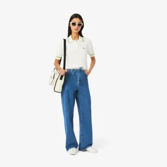 Damen-Jeans mit weitem Bein Damen-Jeans mit weitem Bein