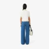 Damen-Jeans mit weitem Bein Damen-Jeans mit weitem Bein