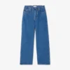 Damen-Jeans mit weitem Bein Damen-Jeans mit weitem Bein