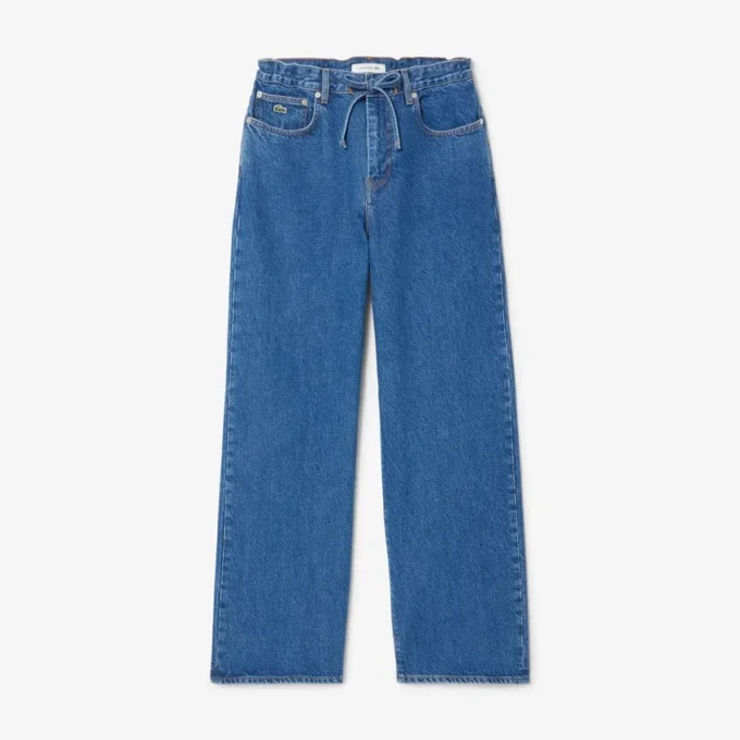Damen-Jeans mit weitem Bein Damen-Jeans mit weitem Bein