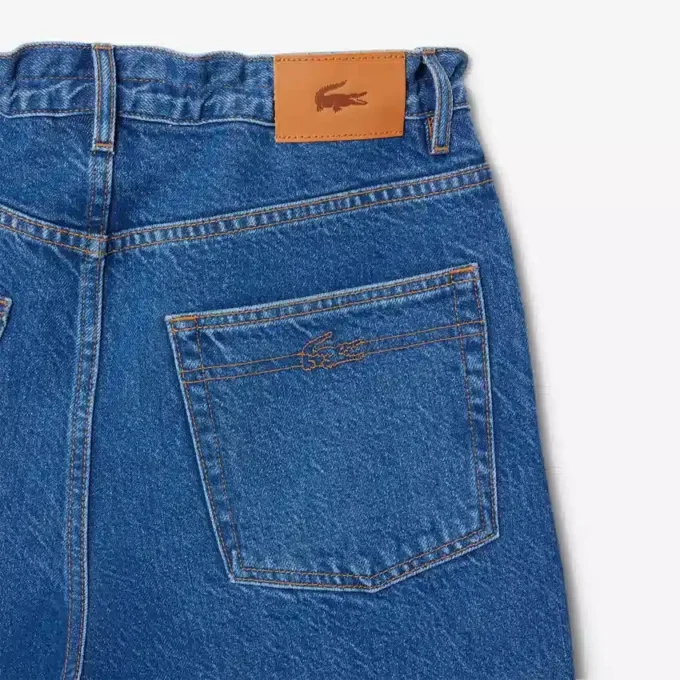Damen-Jeans mit weitem Bein Damen-Jeans mit weitem Bein
